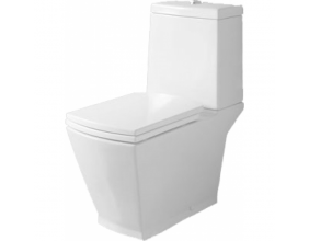 Унитаз Creo Ceramique Cannes HDC301P+B6053+S301 с микролифтом белый